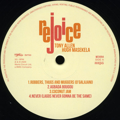 Tony Allen, Hugh Masekela "Rejoice"
