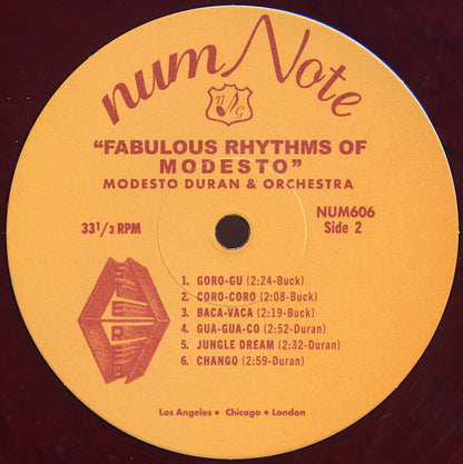 Modesto Duran "Fabulous Rhythms Of Modesto"