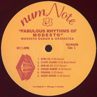 Modesto Duran "Fabulous Rhythms Of Modesto"