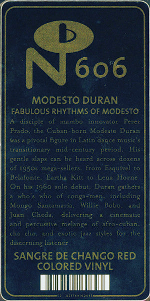 Modesto Duran "Fabulous Rhythms Of Modesto"