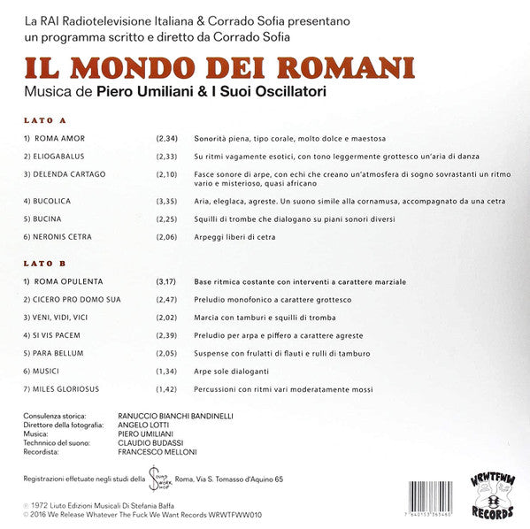 Piero Umiliani "Il Mondo Dei Romani"