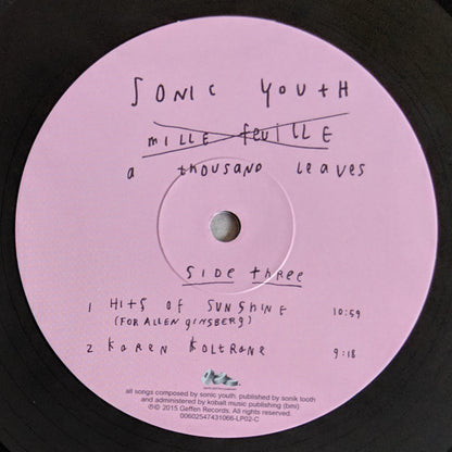 Sonic Youth "A Thousand Leaves"