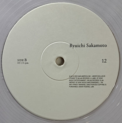 Ryuichi Sakamoto "12" (clear vinyl)