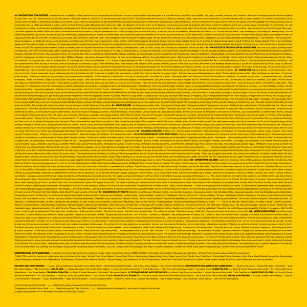 Bernardino Femminielli "Mémoires d'un Auto-Sabotage" (COMING SOON)