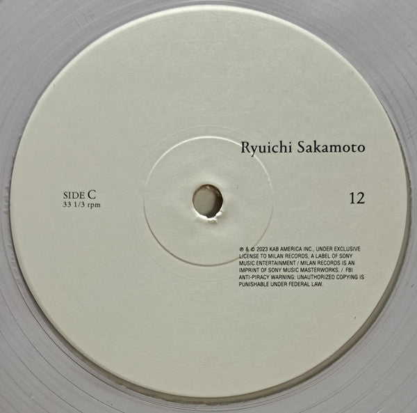 Ryuichi Sakamoto "12" (clear vinyl)