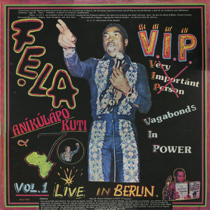 Fela Kuti, Africa 70 "V.I.P. (Vagabonds In Power) Vol. 1 Live In Berlin"