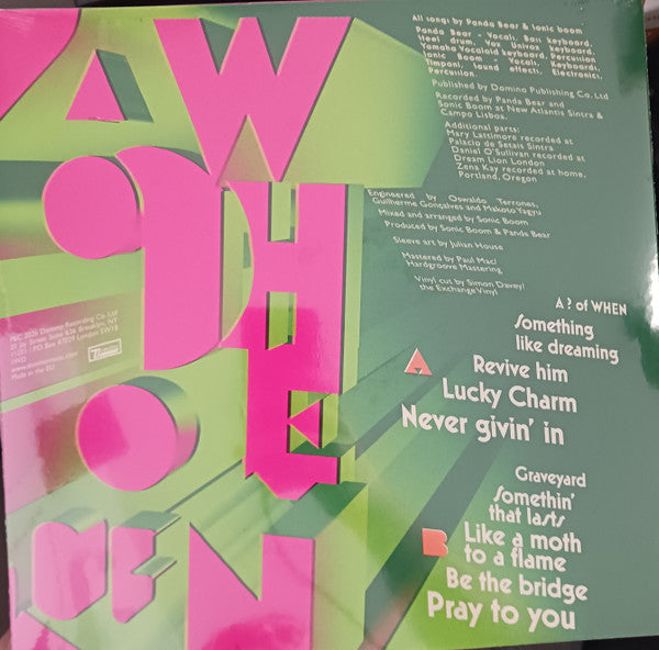 Panda Bear, Sonic Boom "A ? of WHEN" (pink colored)