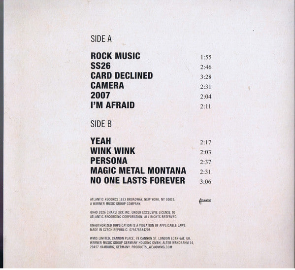 Charli XCX "Music, Fashion, Film"
