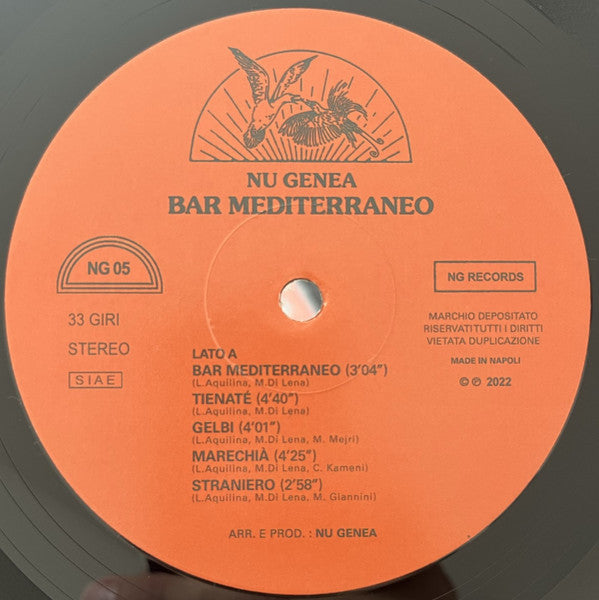 Nu Genea "Bar Mediterraneo"