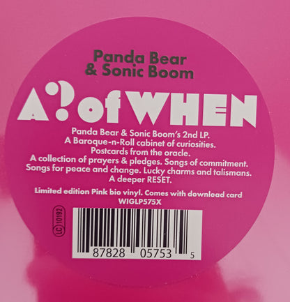 Panda Bear, Sonic Boom "A ? of WHEN" (pink colored)