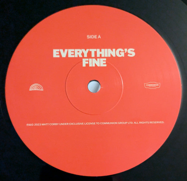 Matt Corby "Everything's Fine"