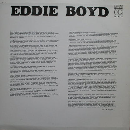 Eddie Boyd "Praise To Helsinki"