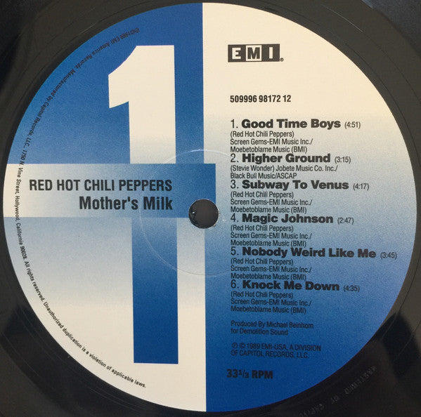 Red Hot Chili Peppers "Mothers Milk"