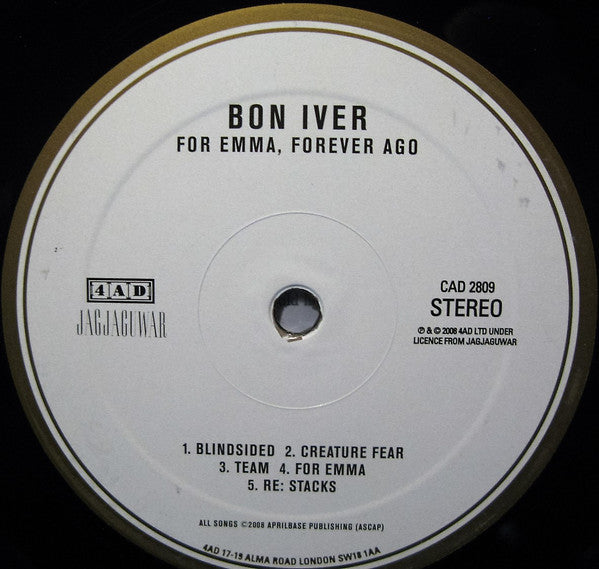 Bon Iver "For Emma, Forever Ago"