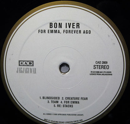 Bon Iver "For Emma, Forever Ago"