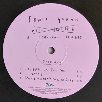 Sonic Youth "A Thousand Leaves"
