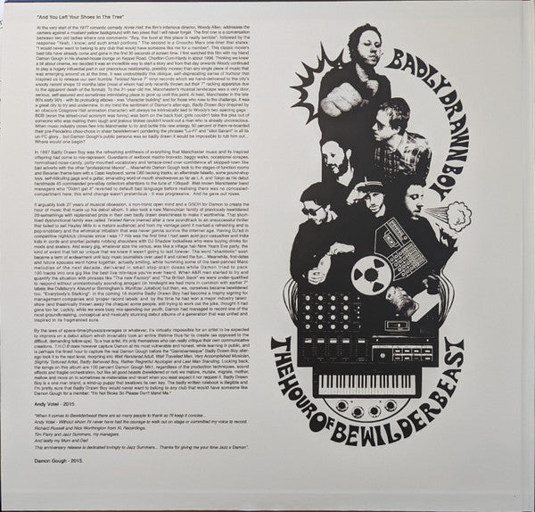 Badly Drawn Boy "The Hour Of Bewilderbeast"