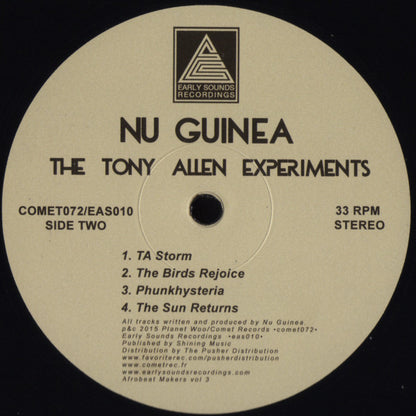 Nu Guinea "The Tony Allen Experiments" (COMING SOON)