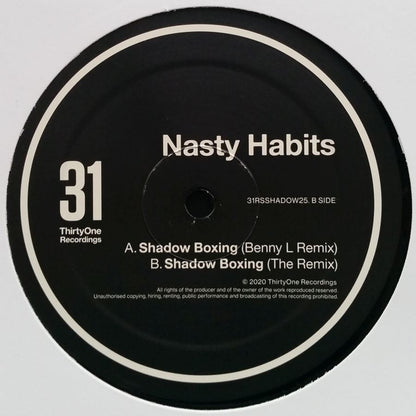 Nasty Habits "Shadow Boxing (Benny L Remix) / Shadow Boxing (The Remix)"