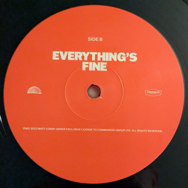 Matt Corby "Everything's Fine"