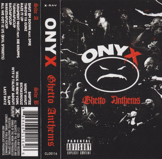 Onyx "Ghetto Anthems" (kassette)
