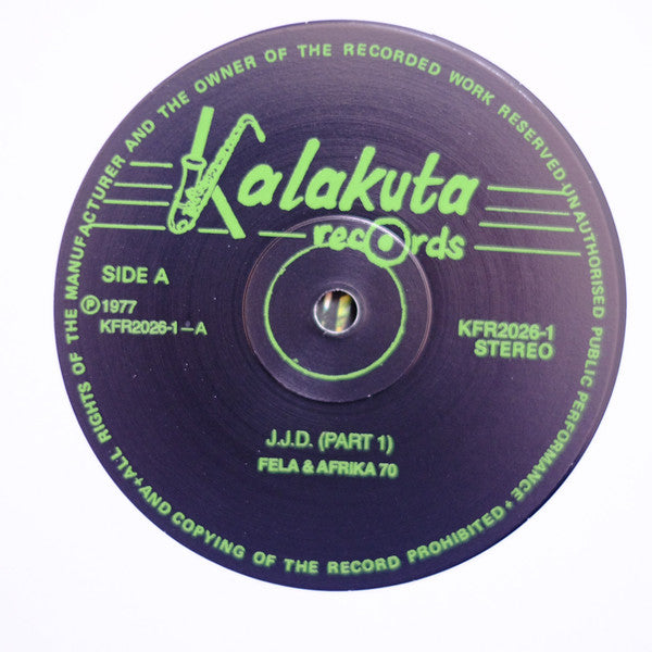 Fela Kuti, Africa 70 "J.J.D (Johnny Just Drop!!) - Live!! At Kalakuta Republik"