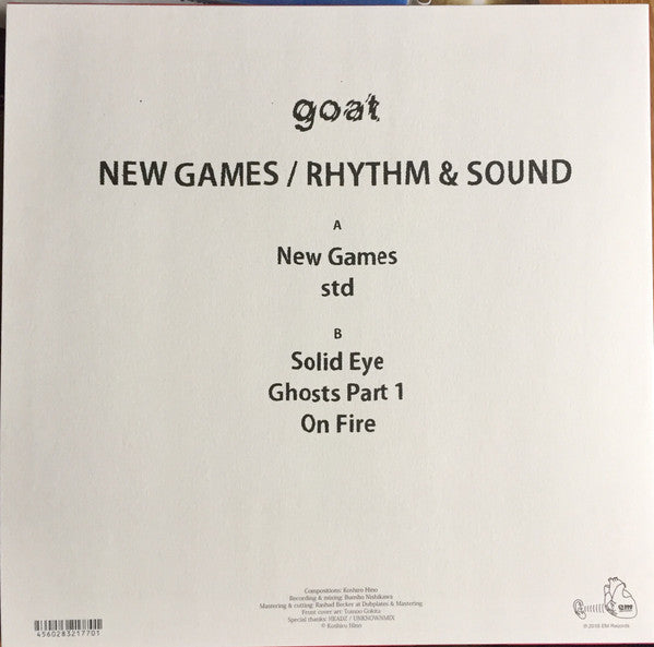 Goat "New Games / Rhythm & Sound"