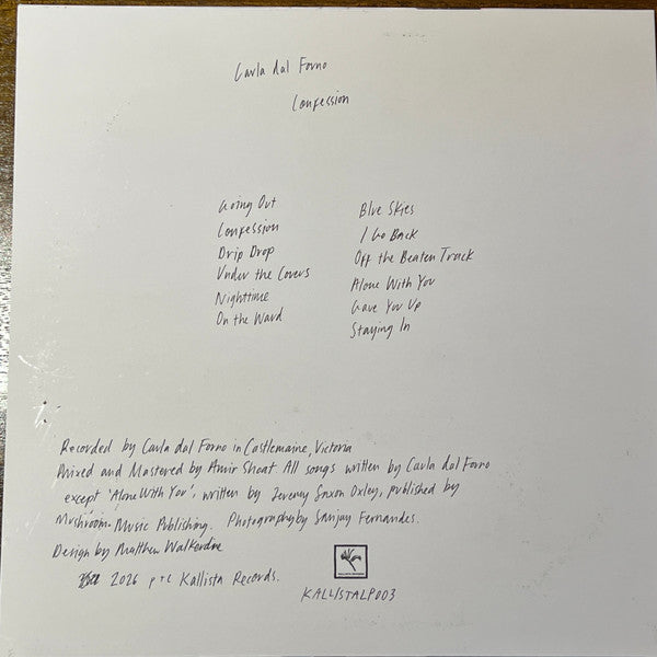 Carla dal Forno "Confession"