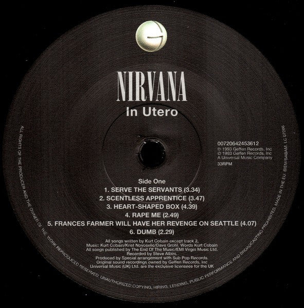 Nirvana "In Utero"
