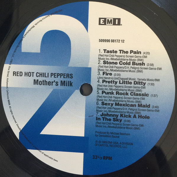 Red Hot Chili Peppers "Mothers Milk"