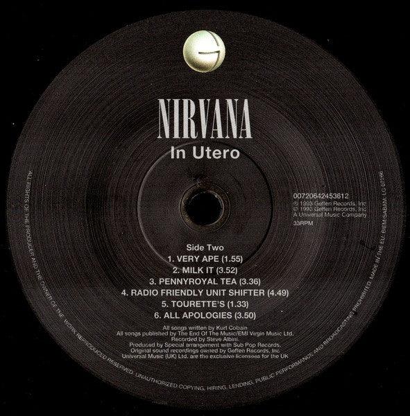 Nirvana "In Utero"