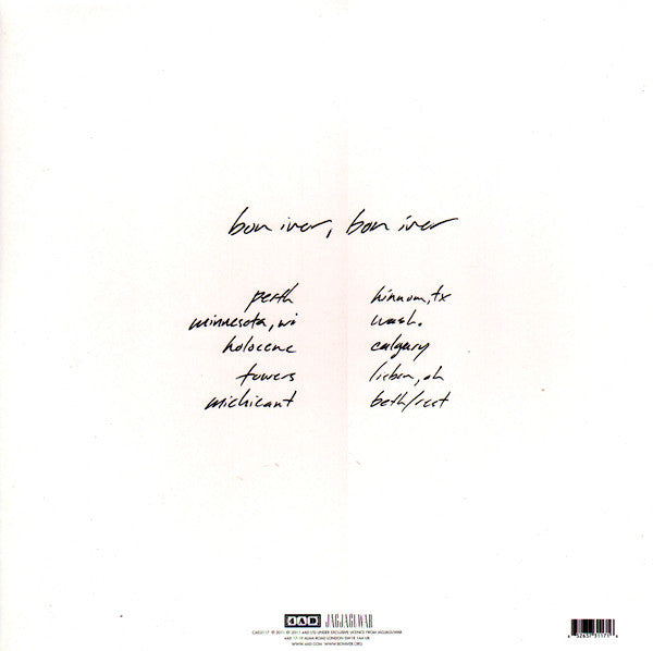 Bon Iver "Bon Iver, Bon Iver"