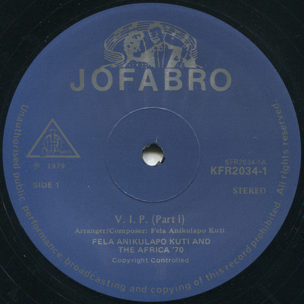 Fela Kuti, Africa 70 "V.I.P. (Vagabonds In Power) Vol. 1 Live In Berlin"