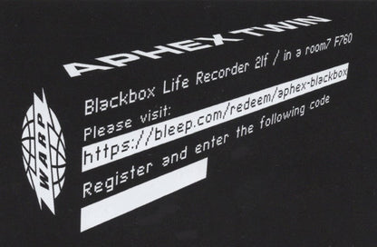 Aphex Twin "Blackbox Life Recorder 21f / In A Room7 F760"