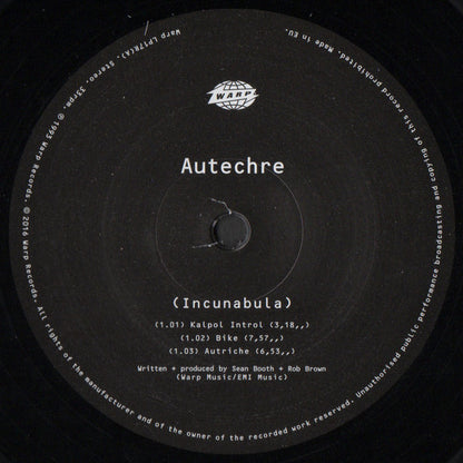 Autechre "Incunabula"