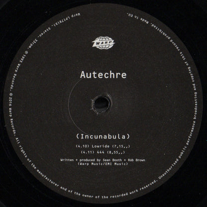 Autechre "Incunabula"
