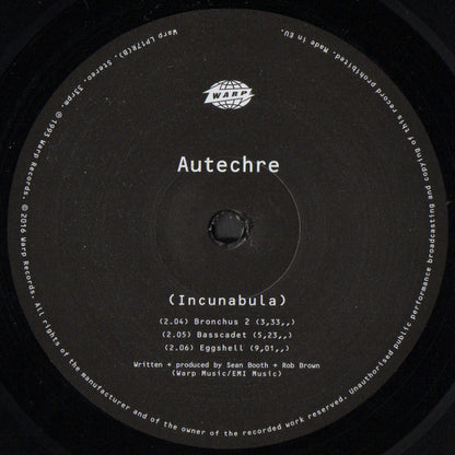 Autechre "Incunabula"