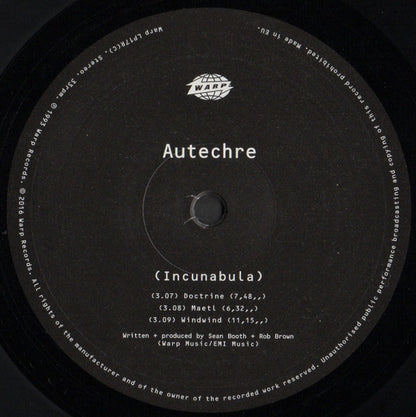 Autechre "Incunabula"
