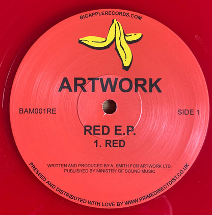 ARTWORK "RED E.P." (2025 Repress / colored)