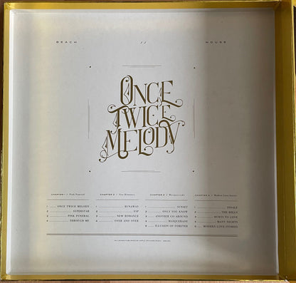 Beach House "Once Twice Melody" (Box-Set Gold & Clear)