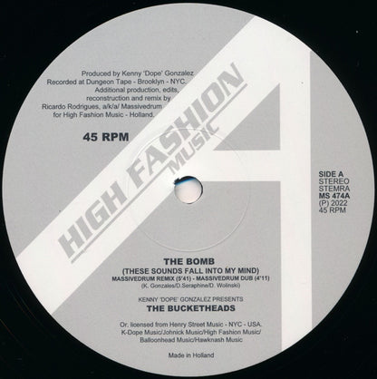 Kenny "Dope"* Presents The Bucketheads The Bomb! (These Sounds Fall Into My Mind) (Massivedrum Remix)