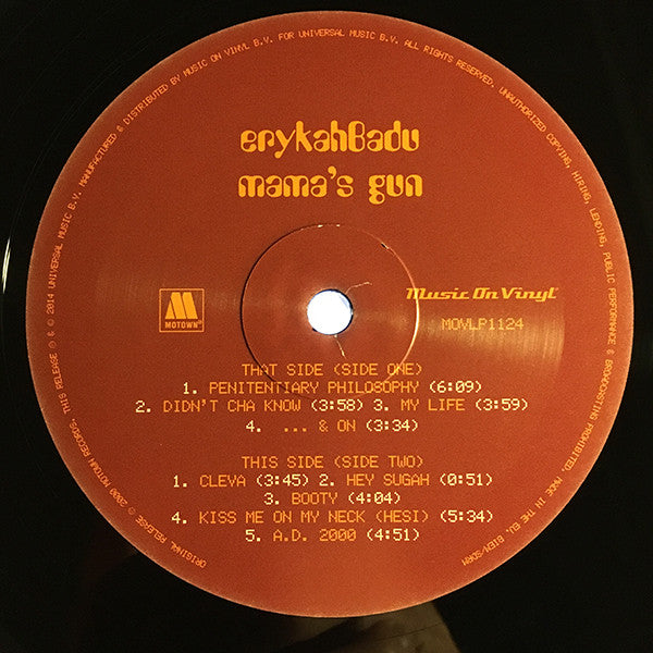 Erykah Badu "Mama's Gun"
