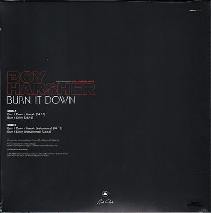 Boy Harsher "Burn It Down" (limited orange)
