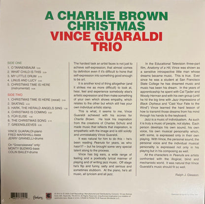 Vince Guarildo Trio "A Charlie Brown Christmas" (Zoetrop Vinyl)
