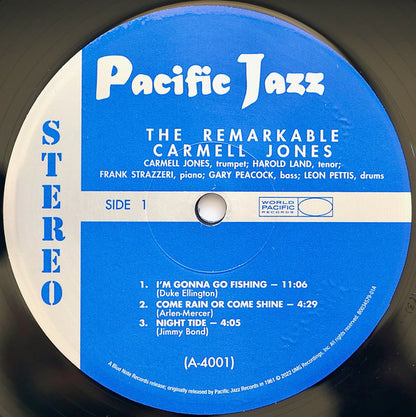 Carmell Jones Featuring Harold Land ‎"The Remarkable Carmell Jones" (Tone Poet Series)