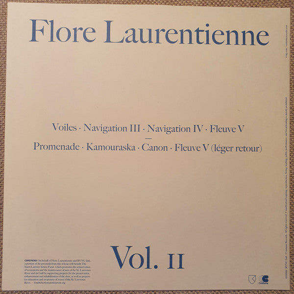 Flore Laurentienne " Volume II" (LTD. Blue Vinyl)