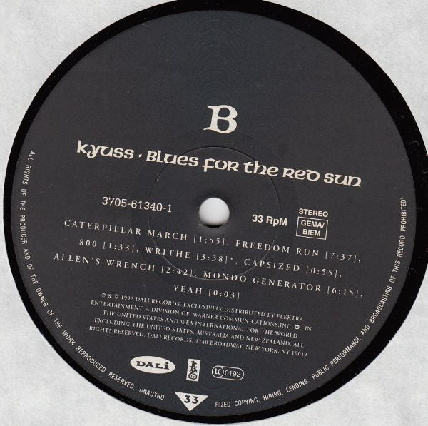 Kyuss "Blues for the Sun" (30th Anniversary)