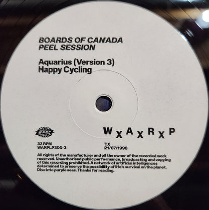 Boards Of Canada "Peel Session TX 21/07/98" plus XYZ