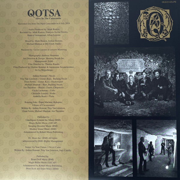 Queens Of The Stone Age "Alive In The Catacombs"