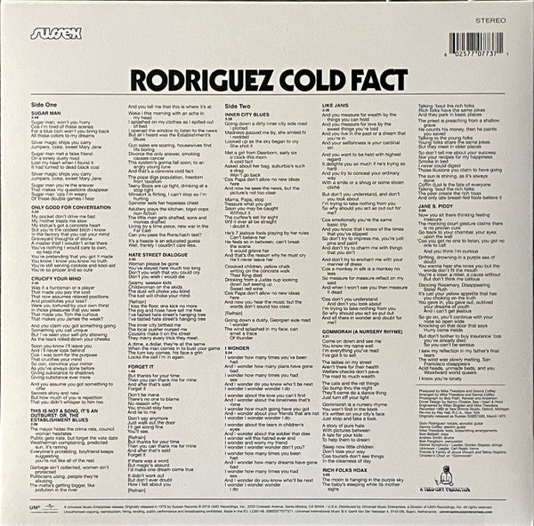 Rodriguez "Cold Fact"